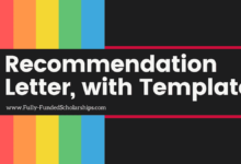 Letter of Recommendation for Scholarships [Download Template - 2022 Version Available]