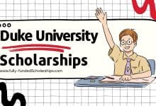 Duke University Scholarships 2024 for International Students