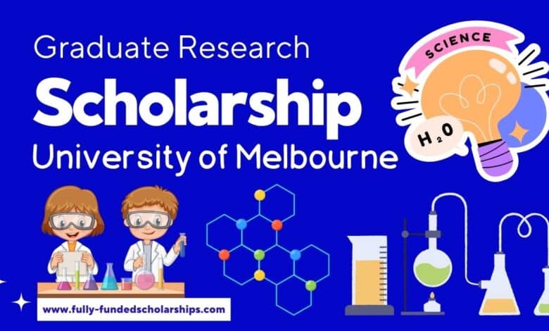 Graduate Research Scholarship of $135,000 at Australian University of Melbourne