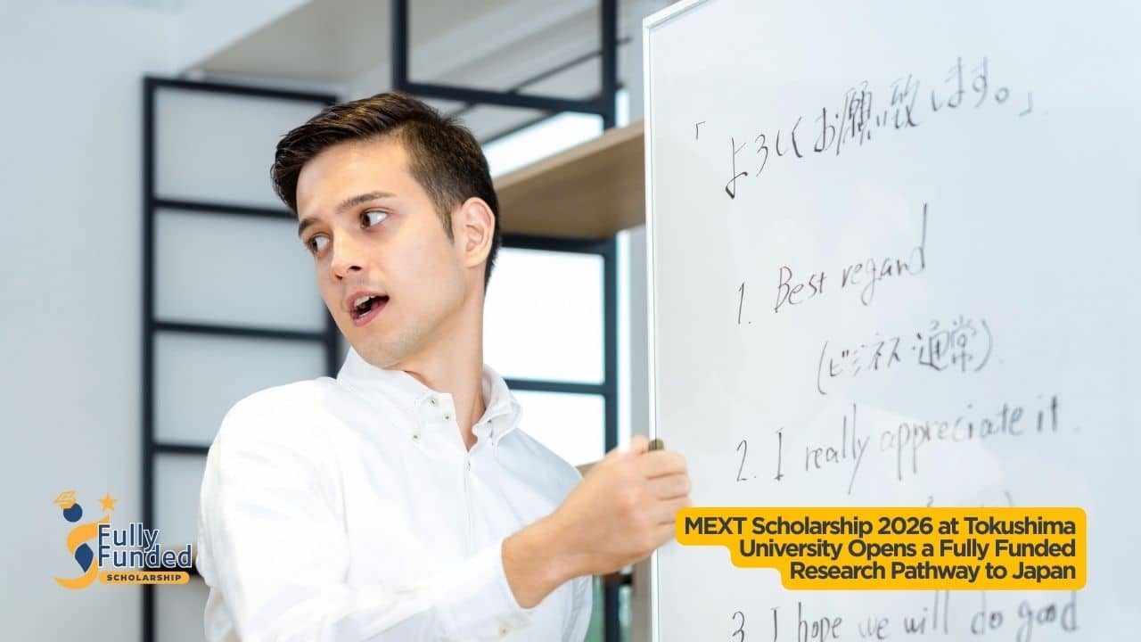 MEXT Scholarship 2026 at Tokushima University Opens a Fully Funded Research Pathway to Japan