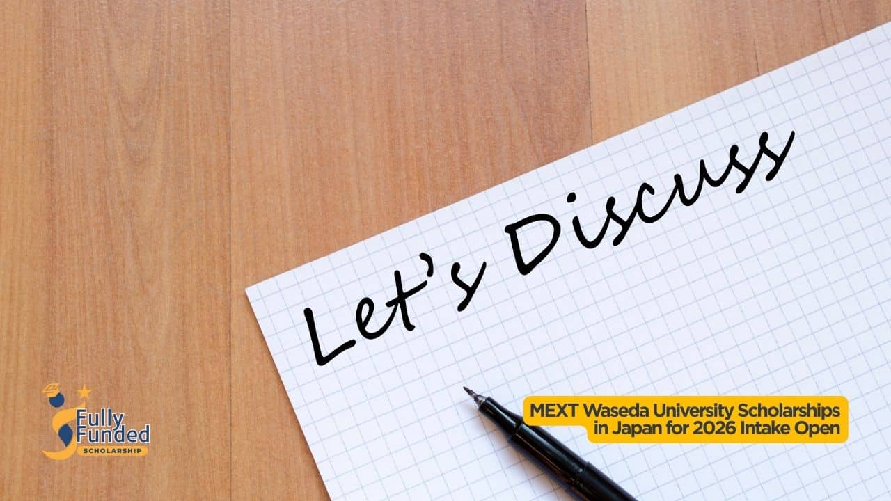 MEXT Waseda University Scholarships in Japan for 2026 Intake Open