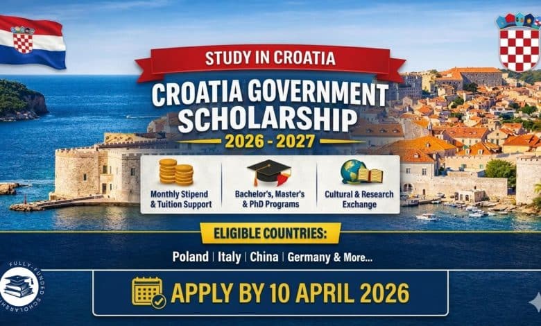 Croatia Government Scholarship 2026-2027 Study & Research Opportunities in Europe