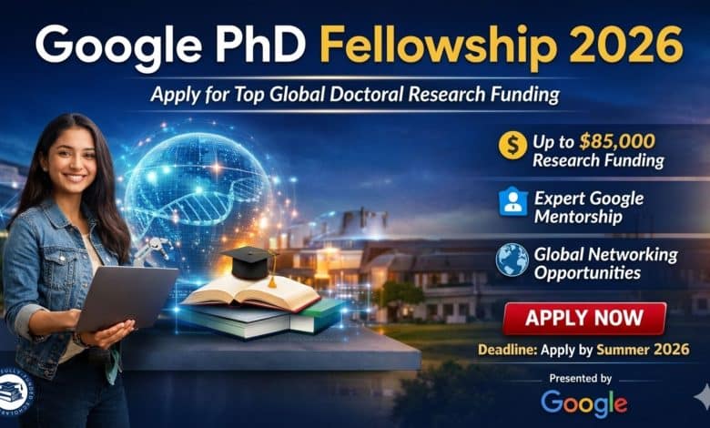 Google PhD Fellowship 2026 Apply for Top Global Doctoral Research Funding