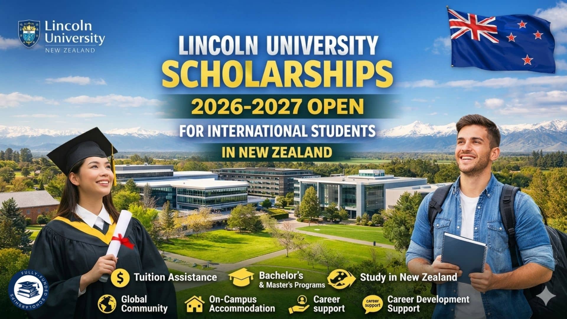 Lincoln University Scholarships 2026-2027 Open for International Students in New Zealand