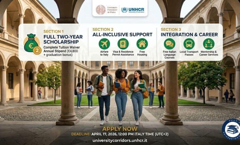 UNICORE 8.0 Scholarship 2026 at University of Padua for Refugee Students in Italy