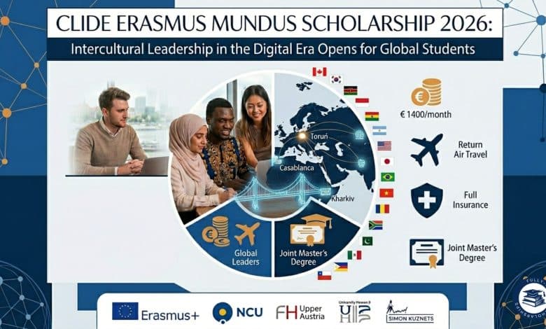 CLIDE Erasmus Mundus Scholarship 2026 Intercultural Leadership in the Digital Era Opens for Global Students