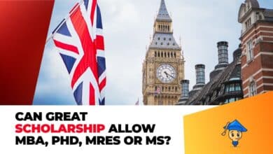 Can GREAT Scholarships Fund an MBA, PhD, MRes or 2-Year Master’s in the UK