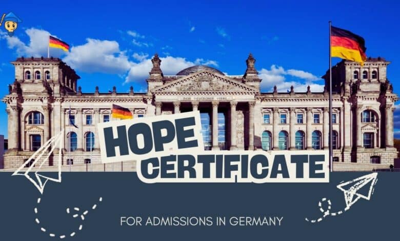 Can I Apply to German Universities With a Hope Certificate