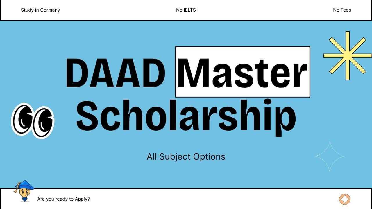 DAAD Master Degree Scholarships 2027-2028 for All Subject Options Open