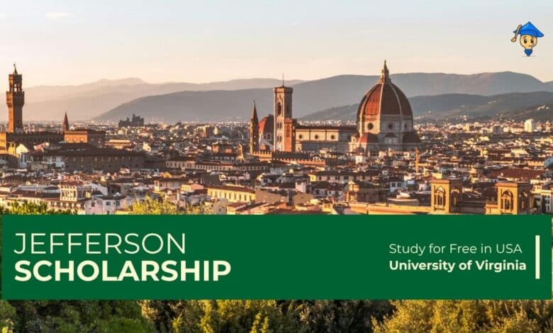 Jefferson Scholarship 2027 at University of Virginia of $405,000 for International Students