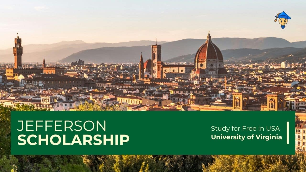 Jefferson Scholarship 2027 at University of Virginia of $405,000 for International Students