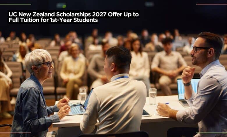 UC New Zealand Scholarships 2027 Offer Up to Full Tuition for 1st-Year Students