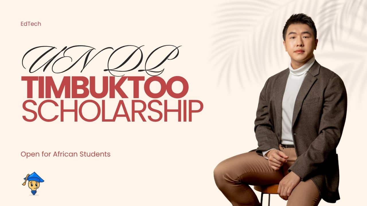 UNDP timbuktoo EdTech Incubation Scholarship 2027 Opens for African Startups