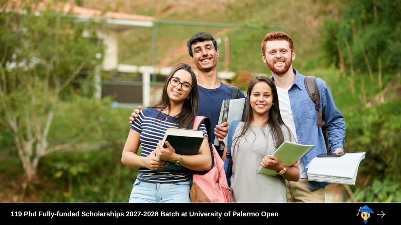 119 Phd Fully-funded Scholarships 2027-2028 Batch at University of Palermo Open