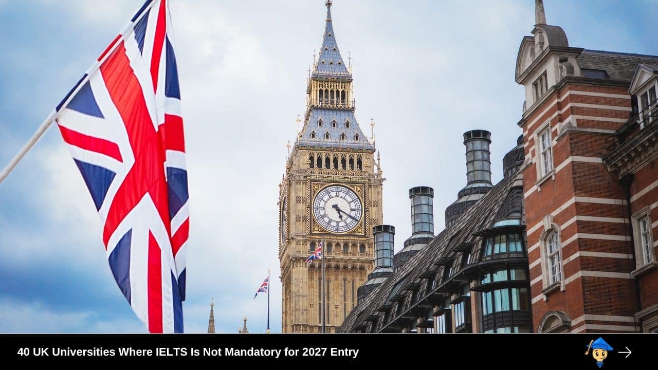 40 UK Universities Where IELTS Is Not Mandatory for 2027 Entry