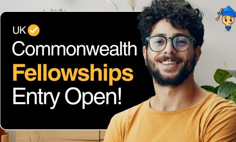 Commonwealth Fellowships 2027-2028 for Research Studies in UK Open