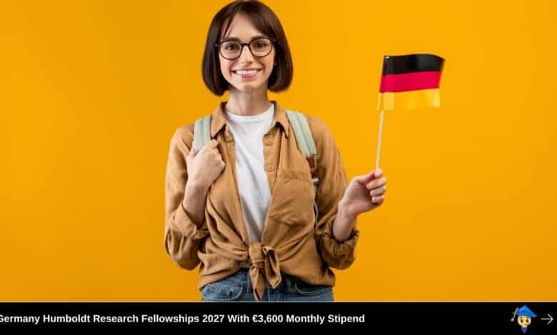 Germany Humboldt Research Fellowships 2027 With €3,600 Monthly Stipend Next Call Opens