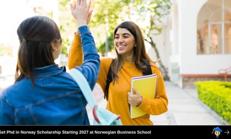 Get Phd in Norway Scholarship Starting 2027 at Norwegian Business School