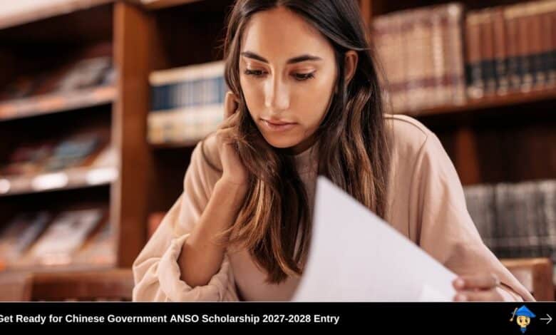Get Ready for Chinese Government ANSO Scholarship 2027-2028 Entry