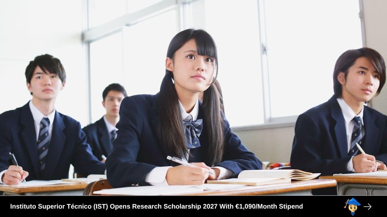 Instituto Superior Técnico (IST) Opens Research Scholarship 2027 With €1,090Month Stipend