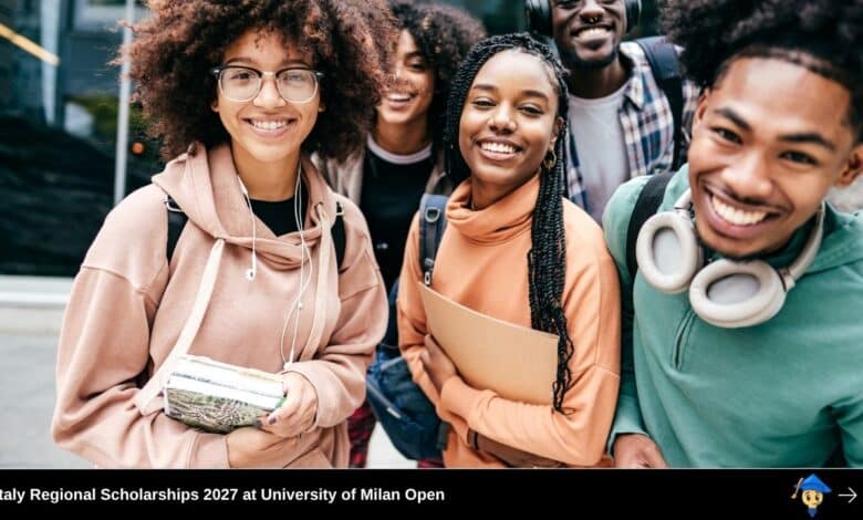 Italy Regional Scholarships 2027 at University of Milan Open