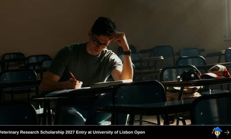 Veterinary Research Scholarship 2027 Entry at University of Lisbon Open
