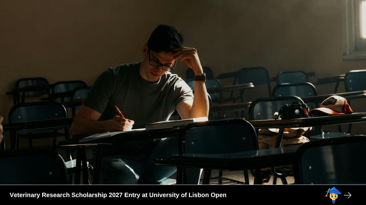 Veterinary Research Scholarship 2027 Entry at University of Lisbon Open
