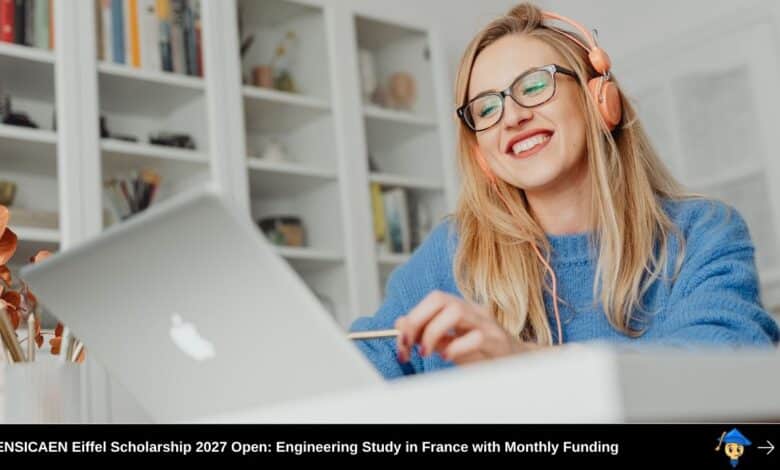ENSICAEN Eiffel Scholarship 2027 Open Engineering Study in France with Monthly Funding